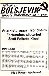 Forsida på Bolsjevik nr 1, 1970